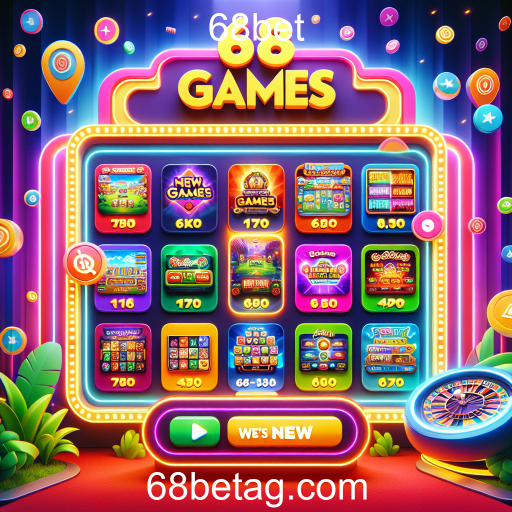 Explore as Novidades dos Jogos no 68bet